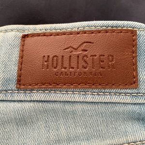 Hollister light wash Blue- 5R Girls HIGH-RISE SUPER SKINNY classic stretch Jeans